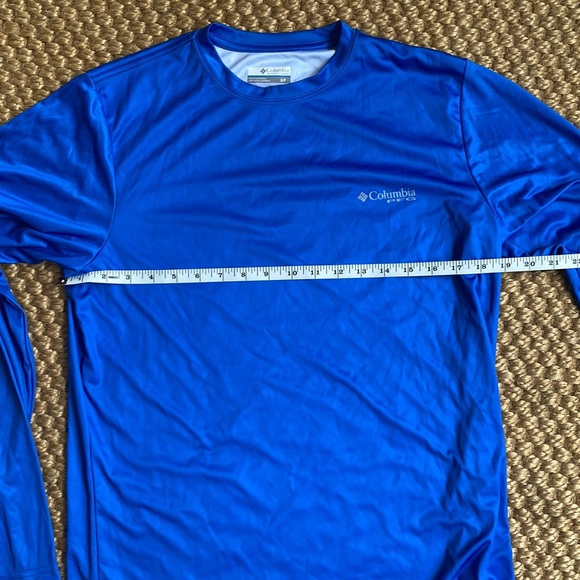 NWOT Columbia PFG Long Sleeve Blue Shirt - small - Picture 3 of 5